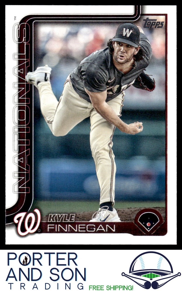 Kyle Finnegan 2025 Topps Series 1 #254 Washington Nationals MLB Card