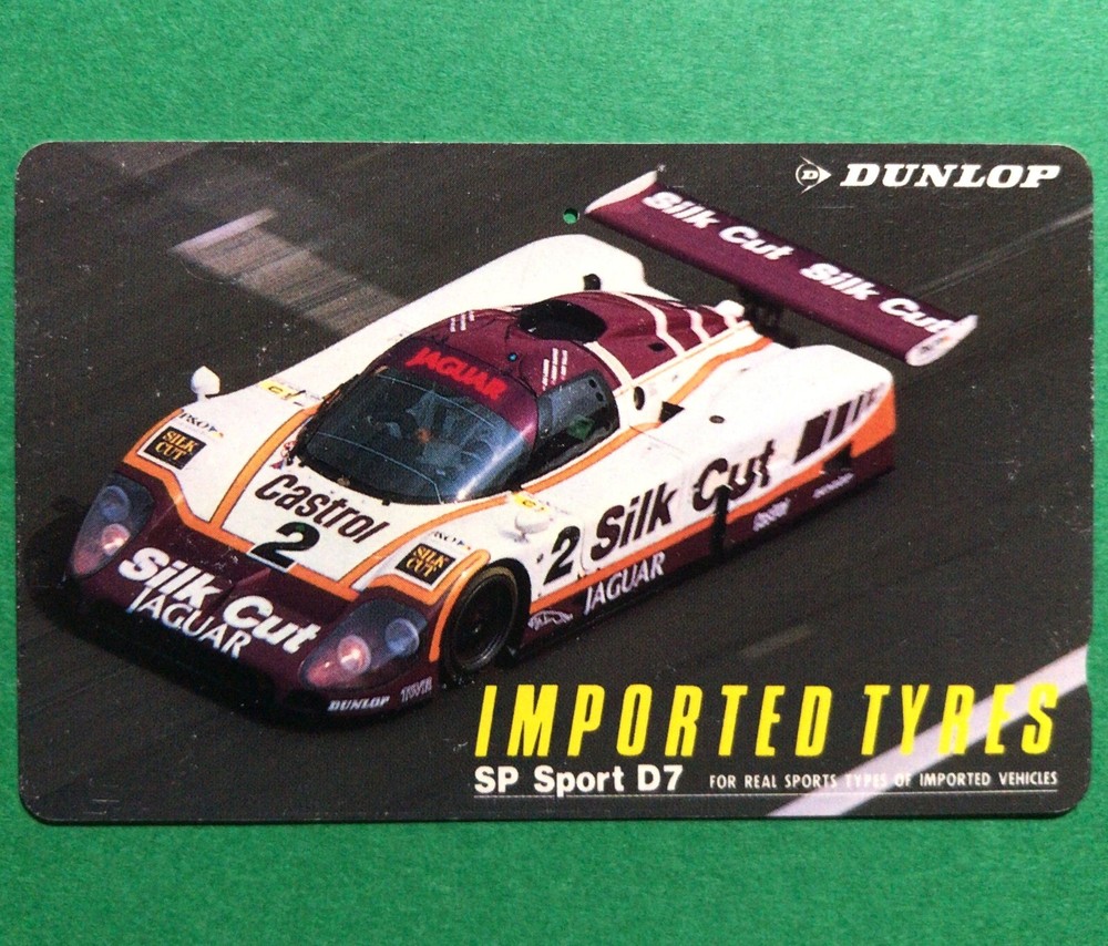 JAGUAR XJR9  No.2 Winner Le Mans 24 1988 Group C car Phone Card Japan teleca