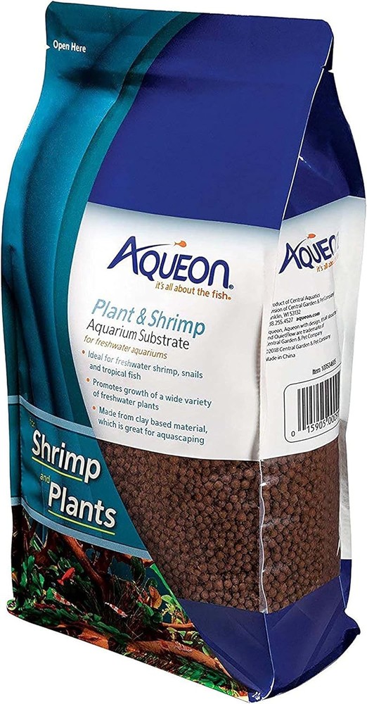 Aqueon 5lb Brown Plant and Shrimp Aquarium Substrate for Healthy Tanks  
