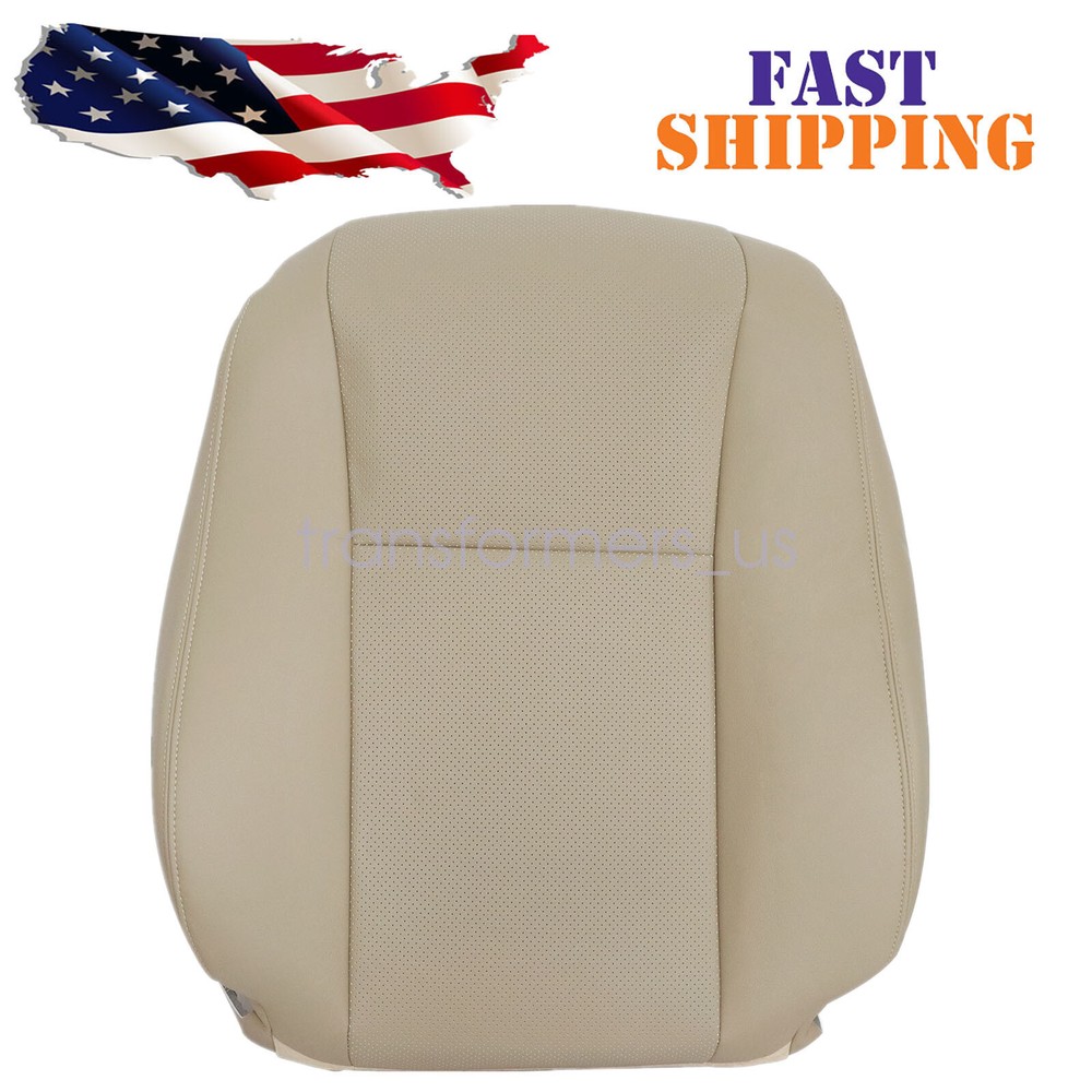 2007-2012 For Lexus LS460 LS600h Driver Side Lean Back Seat Cover Perforated Tan