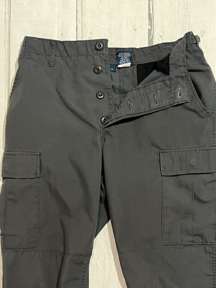 Mens Size Sm Gray Propper Public Safety Cargo Tactical Pants Adjustable Waist