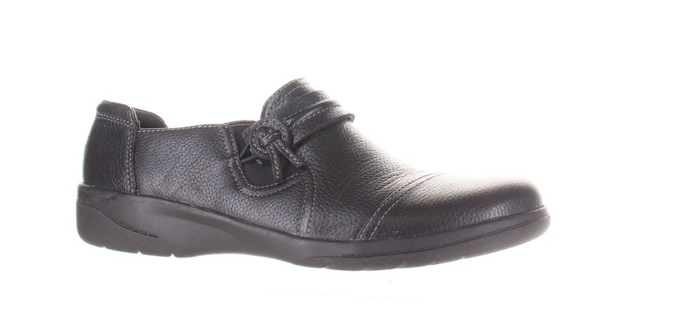 Clarks Womens Cheyn Madi Black Loafers Size 7 (7813808)