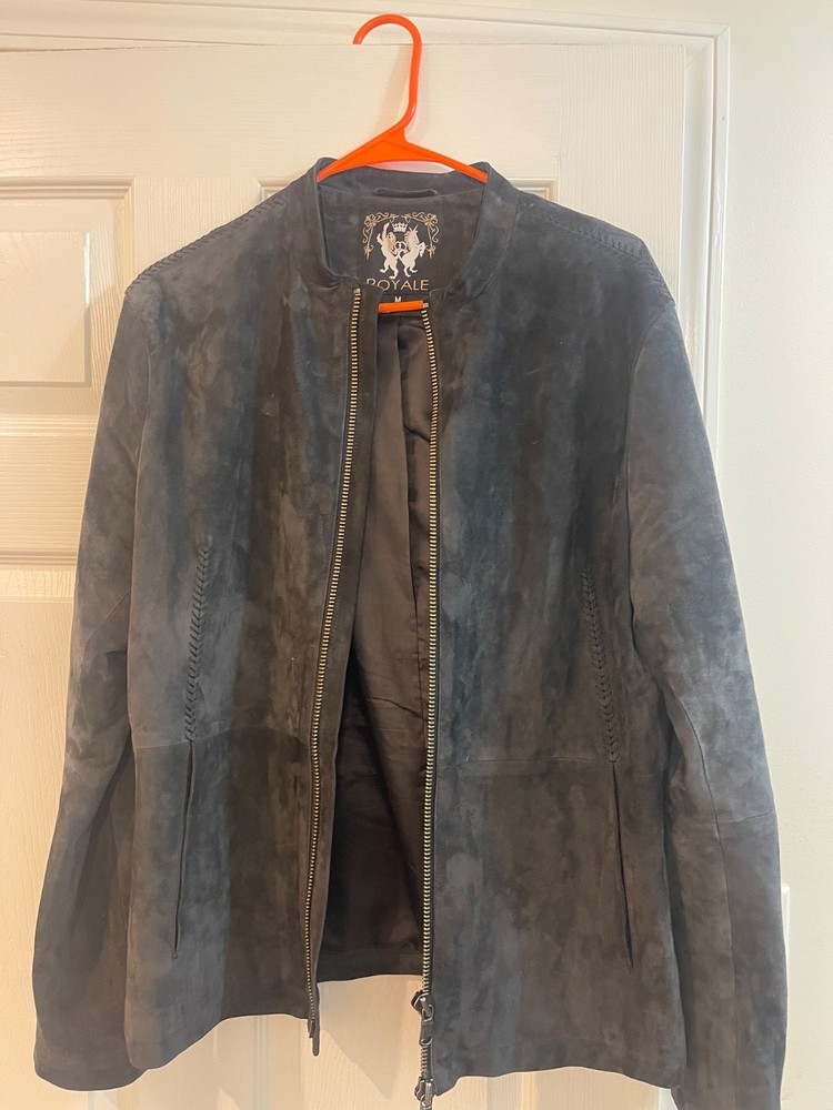 ROYALE Filmwear James Bond London suede leather jacket Medium