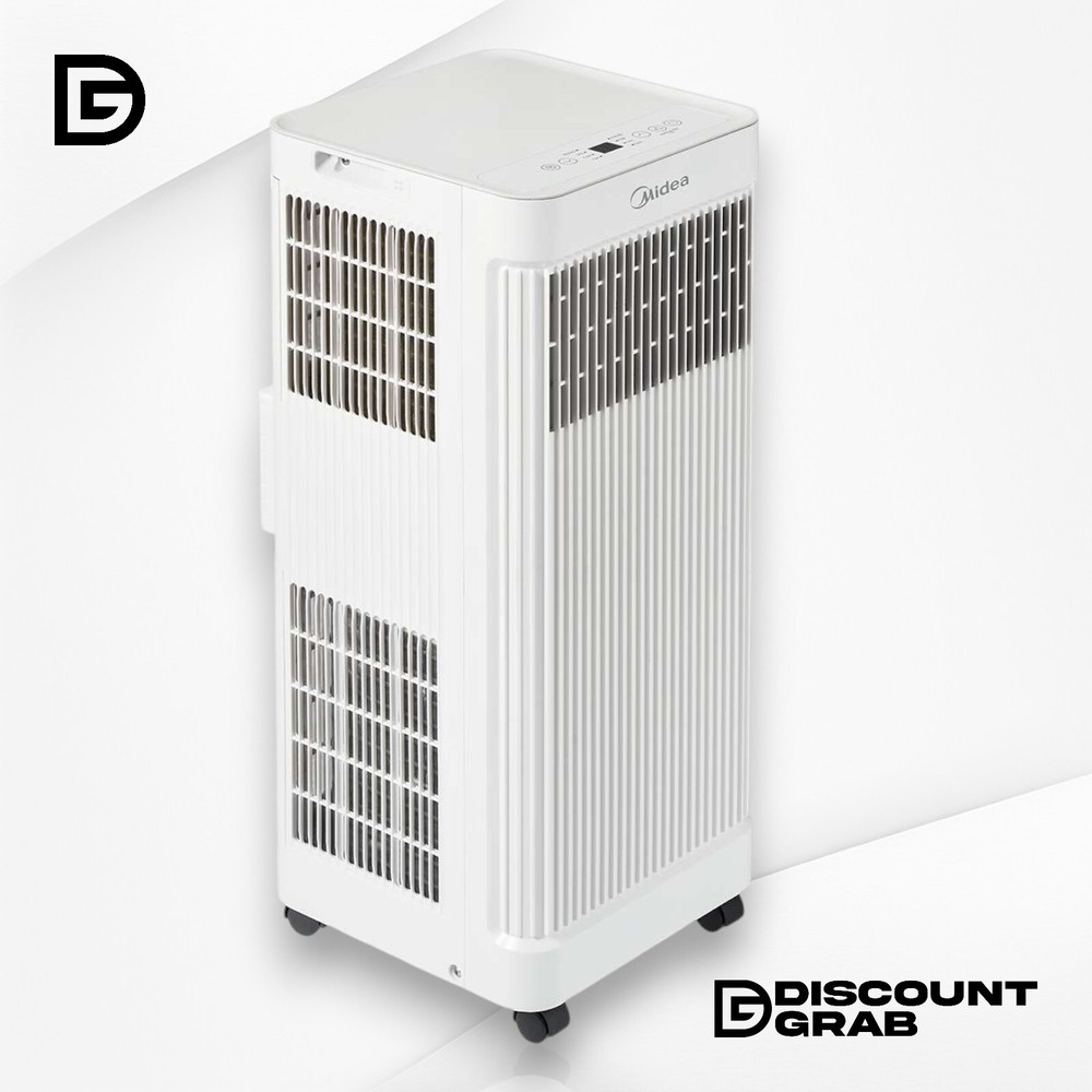 Midea 7,100 BTU Cools up to 300 sq. ft. 3-in-1 Portable Air-Conditioner