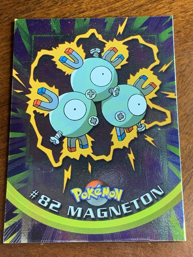 2000 Topps Pokemon TV #82 Magneton (B) Silver Foil FREE COMBINED SHIP