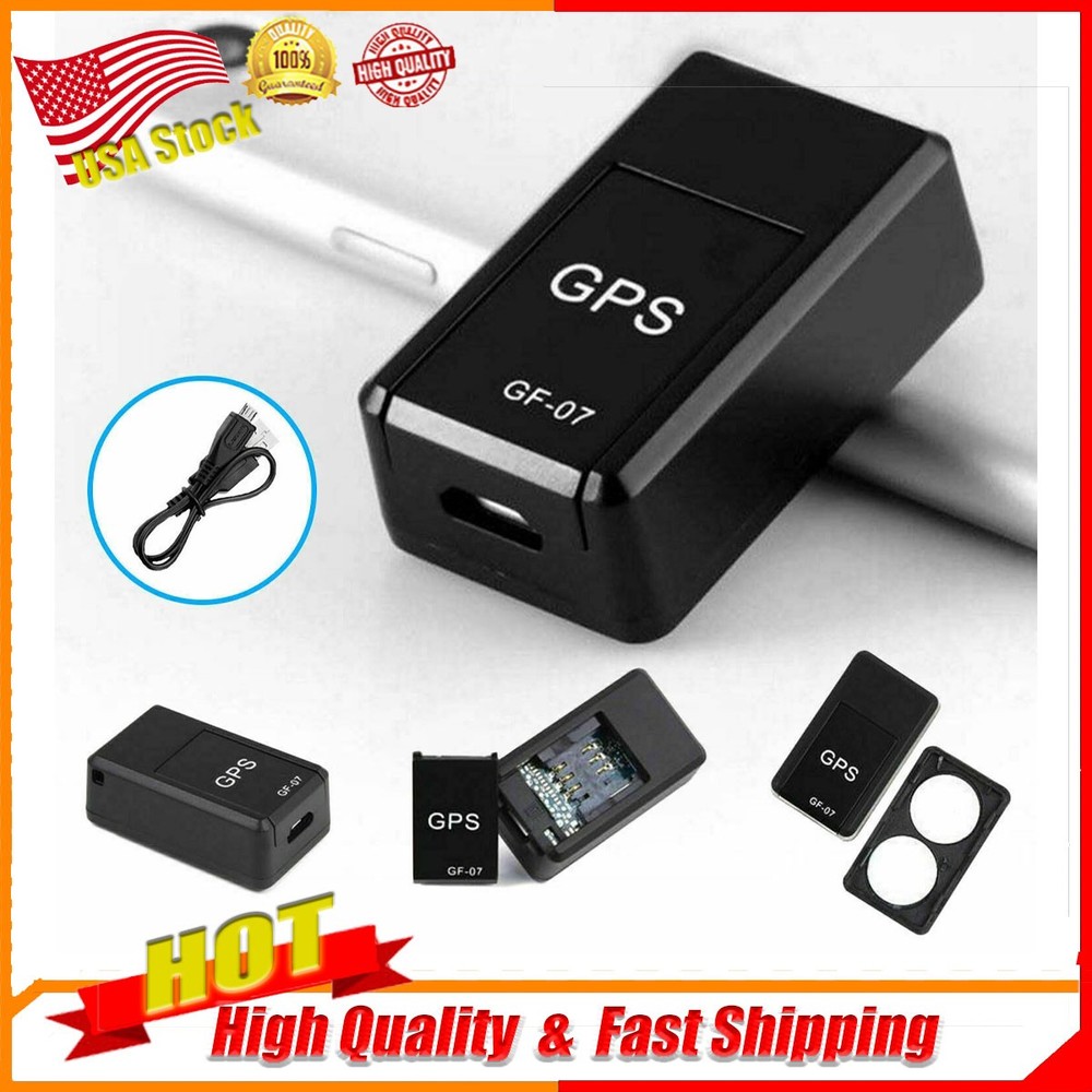 Mini GPS Car Tracker Real-Time GSM GPRS Magnetic Tracking Device GF07 US