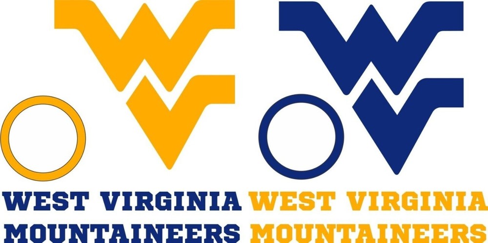 West Virginia Mountaineers Cornhole Board Vinyl Decals HIGH QUALITY!