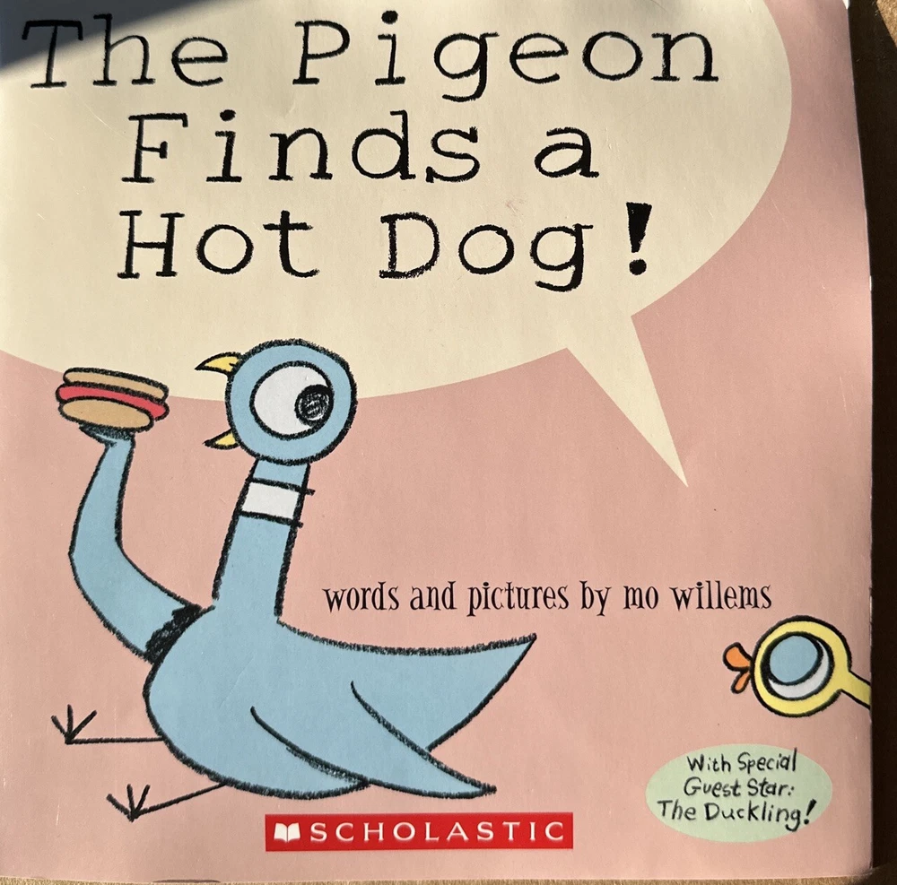 The Pigeon Finds a Hot Dog MO Willems Paperback Book