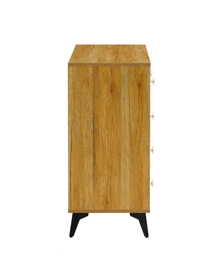 Stylish 9-Drawer Wooden Dresser Cabinet for Home Storage