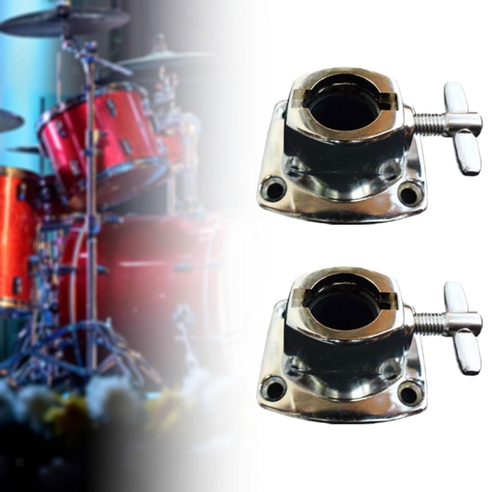 2Pcs Floor Tom Leg Clamp Holder for Percussion Musical Instrument Tom Drum