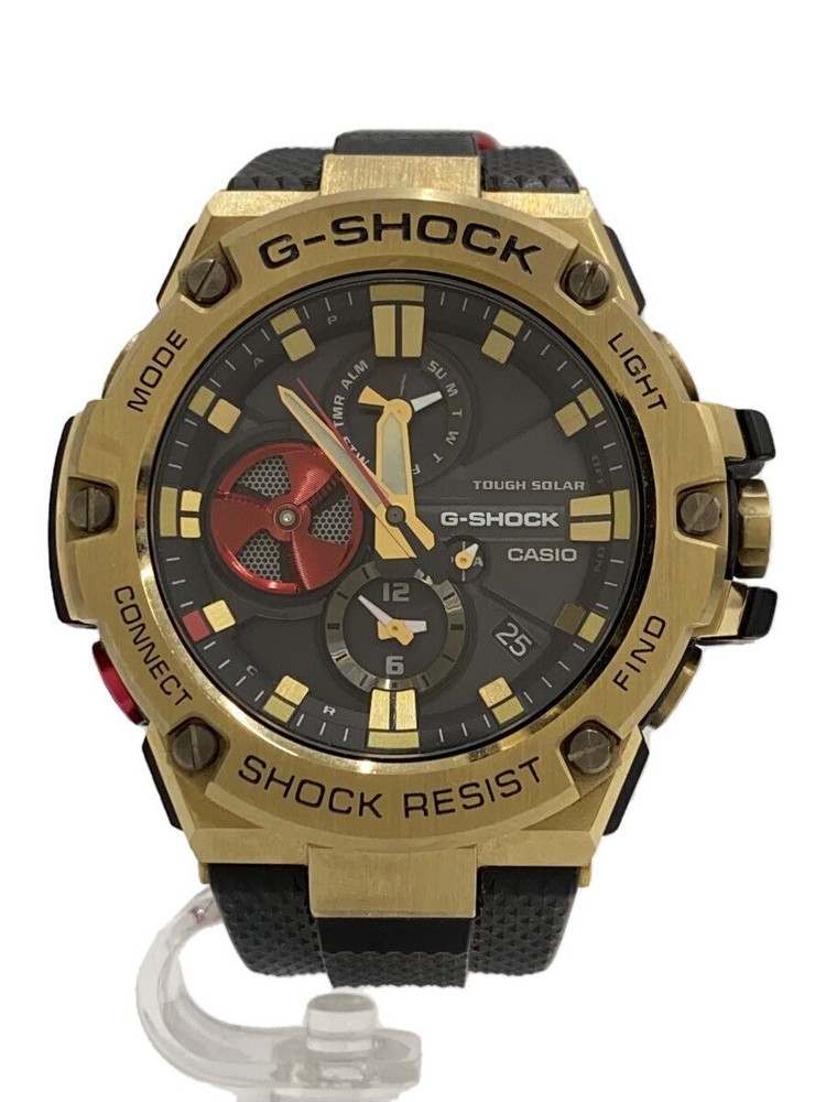 CASIO   Watch   Analog       BLK   BLK   SS   GST B100 Men's