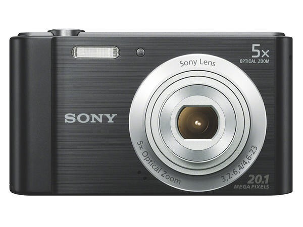 Sony CyberShot DSC-W800 20.1 MP 5x Optical Zoom Digital Camera Black English