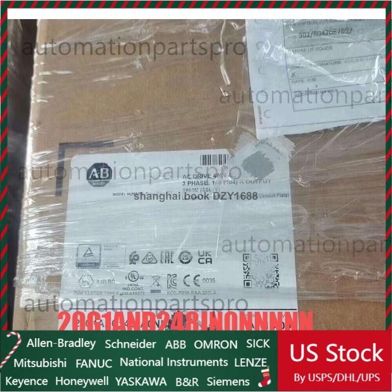 AB 20G1AND248JN0NNNNN PowerFlex Air Cooled 755 AC Drive  US Free Tax