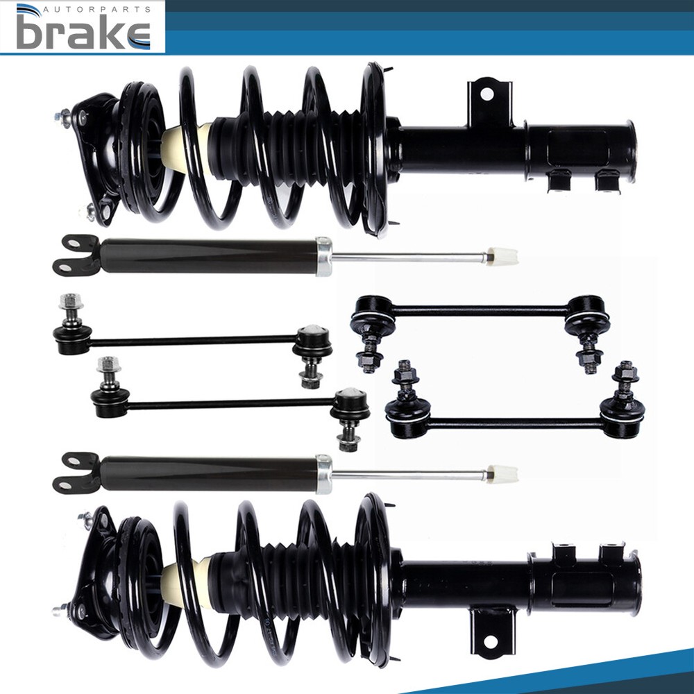 07-10 Hyundai Elantra Suspension Kit – Front Struts, Rear Shocks, Sway Bar Links & Tie Rods  
