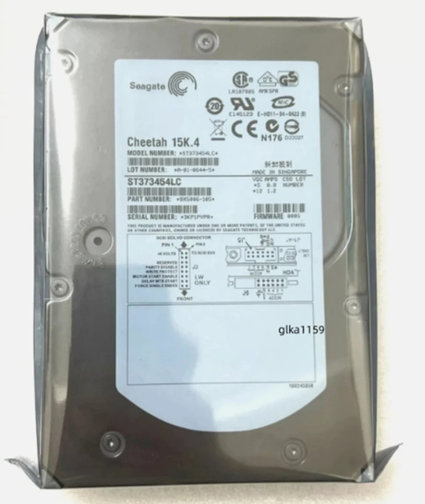 1PCs New SEAGATE ST373454LC Hard Drive 73GB 15K 80-Pin SCSI