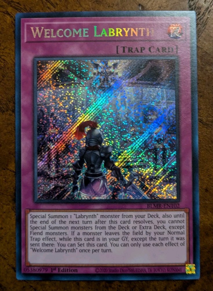 BLMR-EN102 Labrynth Secret Rare 1st NM YuGiOh Card Near Mint