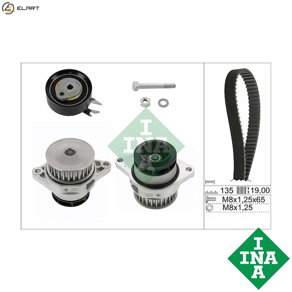 WATER PUMP & TIMING BELT KIT 530 0166 30 FOR VW PANEL/II/Box/Body/MPV VAN GOL
