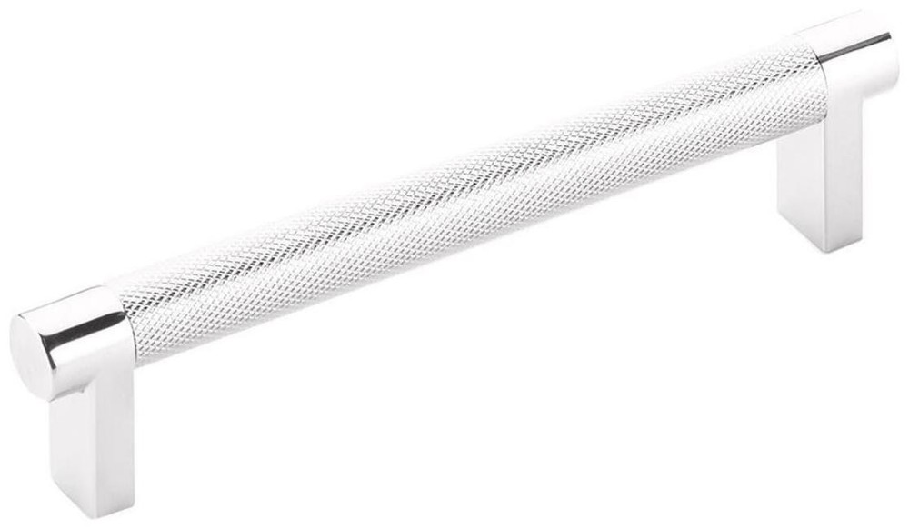 Emtek Cabinet Knurled Bar Pull Polished Chrome 5