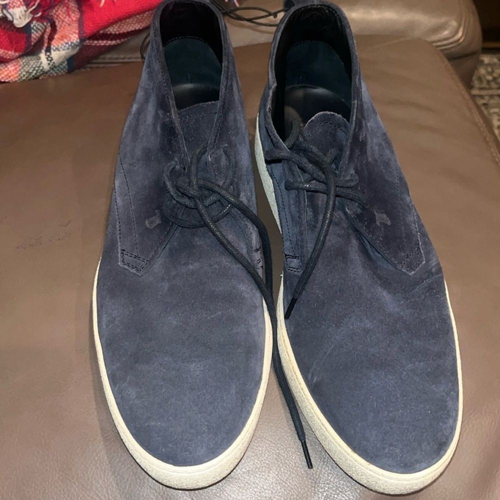Tod’s Chukka Boot Suede Blue Size Men’s 8