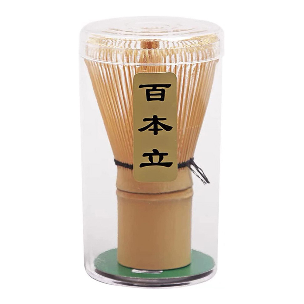 Bamboo Matcha Whisk Chasen Brush with 76 Prongs for Perfect Tea Froth