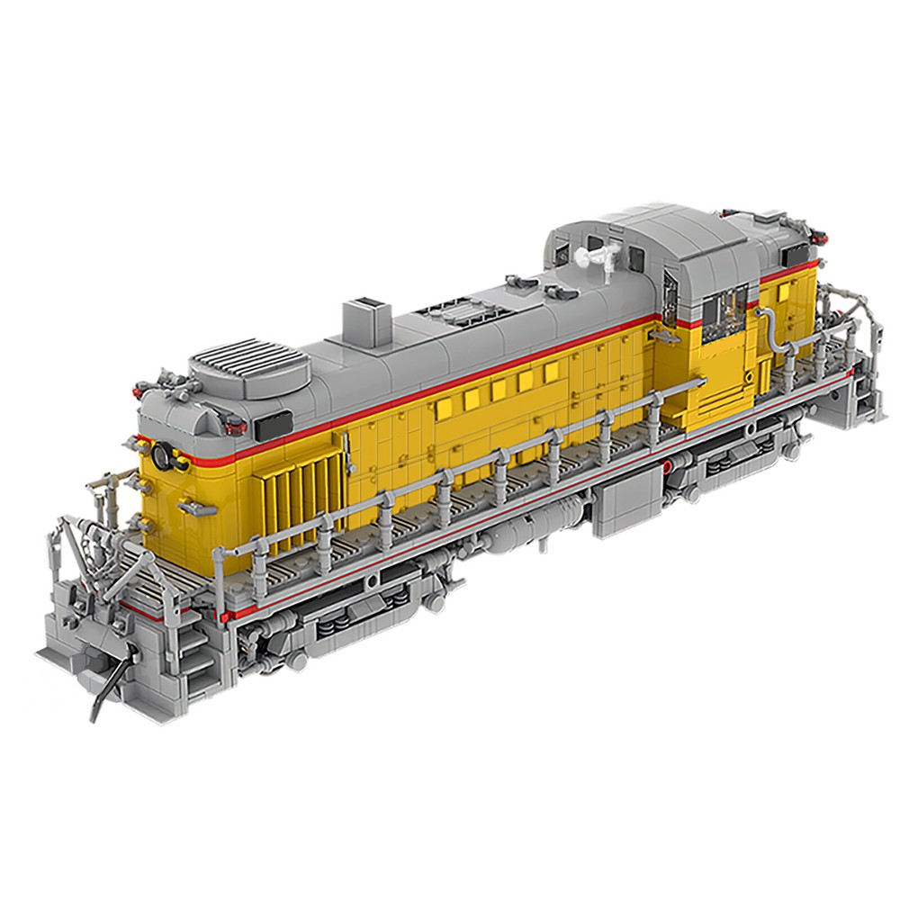 Alco RS 2 Train MOC Building Kit with 2248 Pieces for Adults and Kids