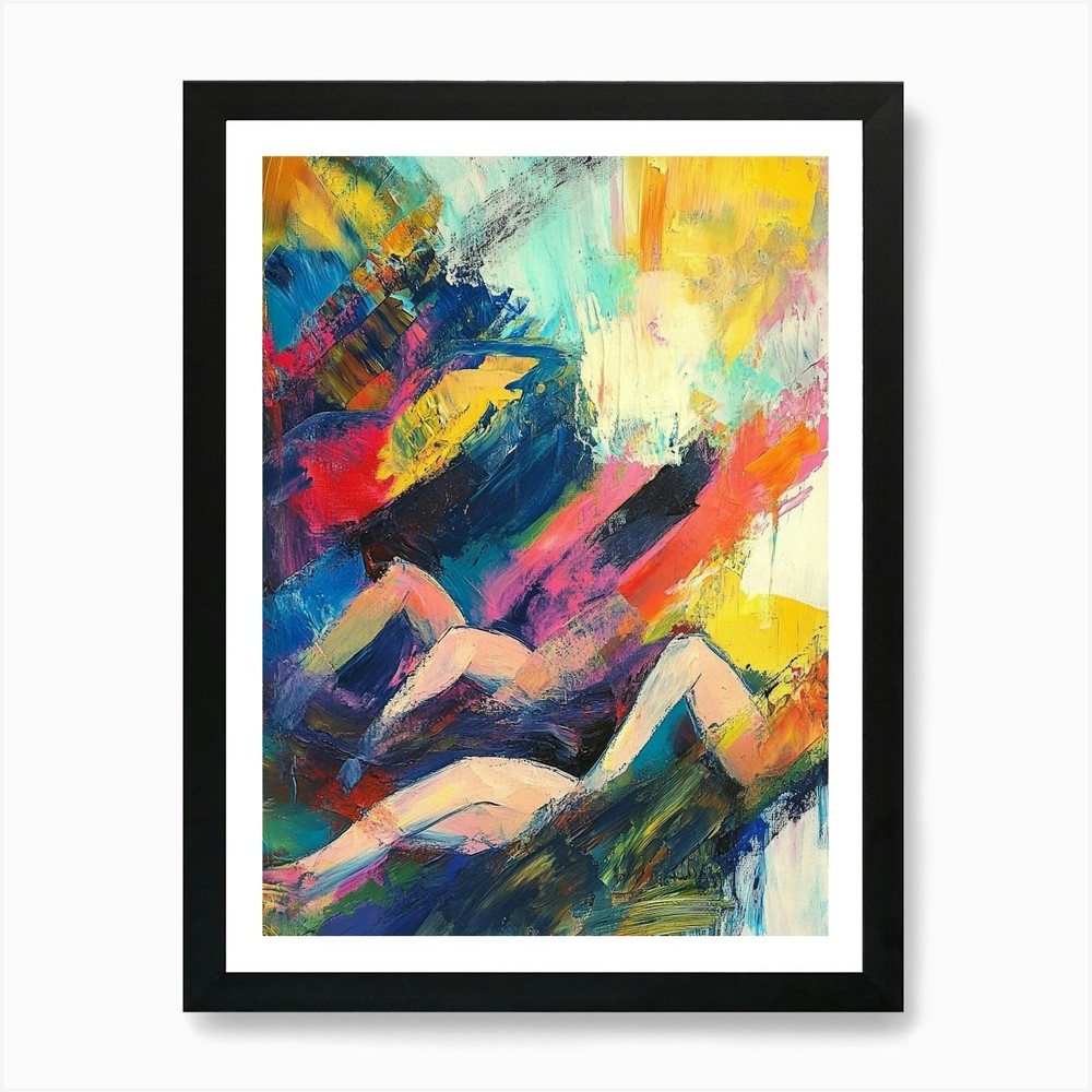 Nude Painting Art Print Framed Wall Art Poster Canvas Print Picture