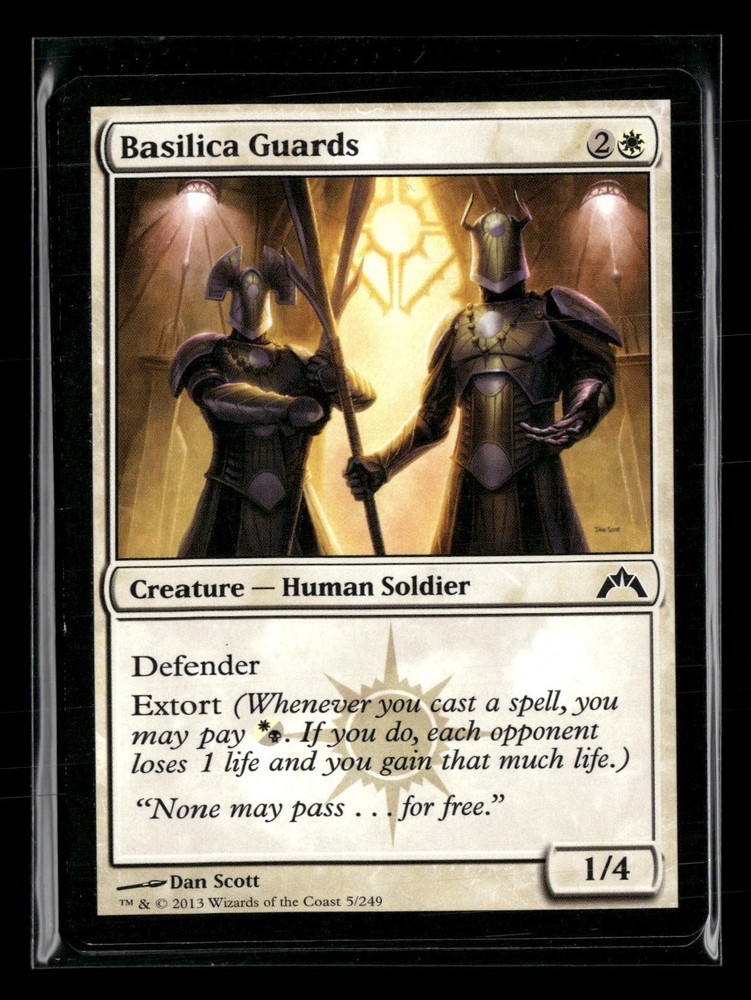 Basilica Guards MTG White Card #5 Gatecrash Magic the Gathering  -image