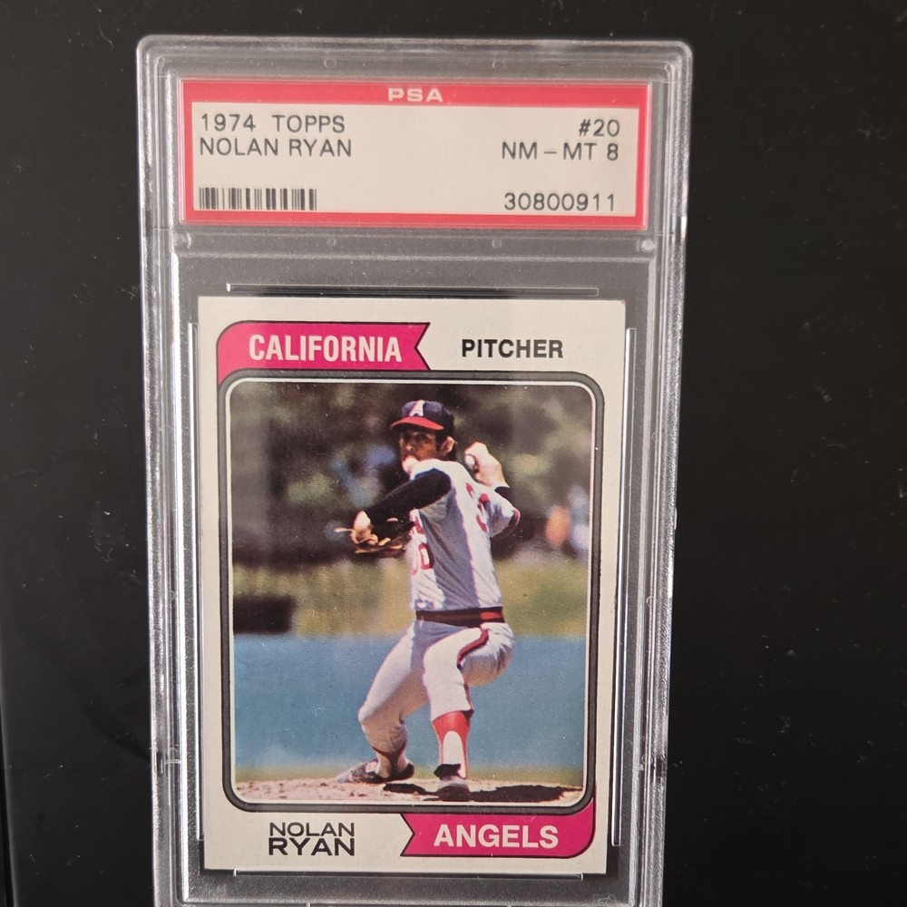 1974 Topps Nolan Ryan #20 PSA 8 California Angels Baseball MLB Card