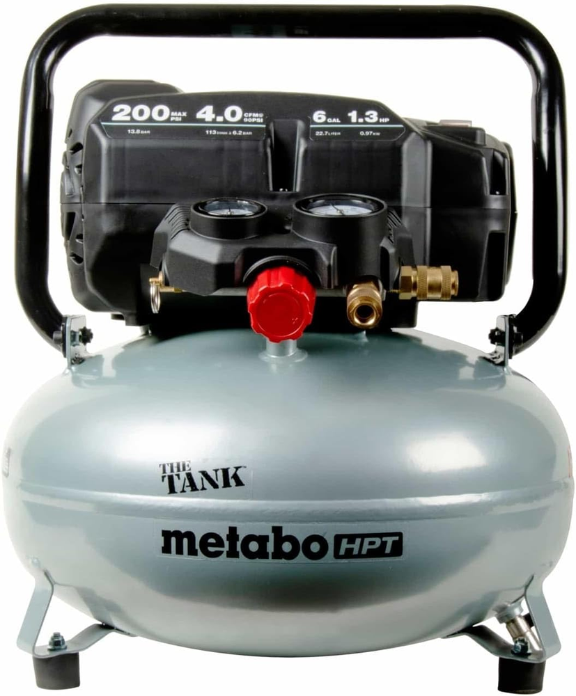 Air Compressor, the TANK, Portable Pancake Air Compressor 200 PSI, 6 Gallon Tank