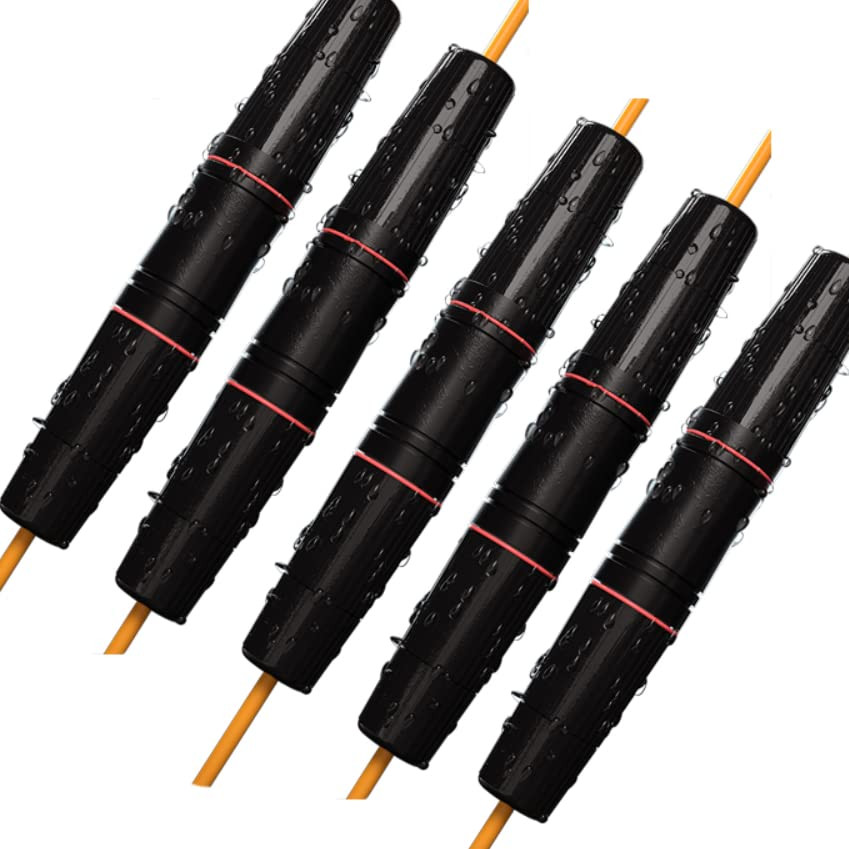 VizGiz 5-Pack Waterproof RJ45 Coupler for CAT6 CAT5E CAT5 Ethernet Cables