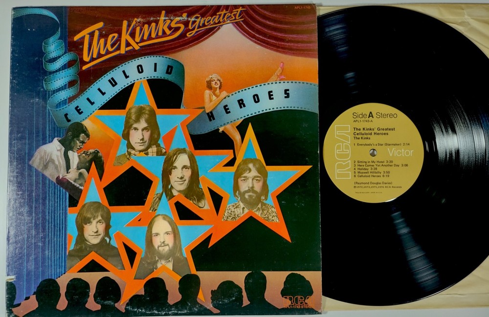 Kinks, the The Kinks’ Greatest—Celluloid Heroes LP p