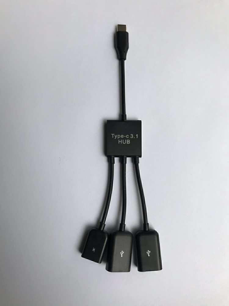 3-in-1 USB-C to Micro USB OTG Charging Hub Adapter