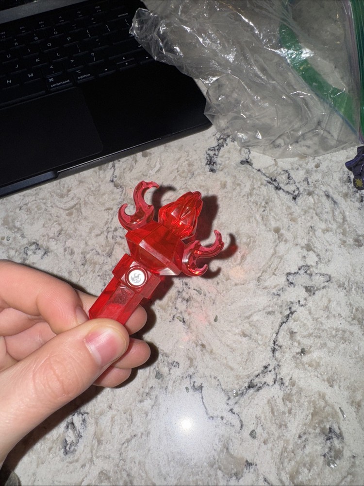 Skylanders Trap Team 2014 Fire Torch ETERNAL FLAME Traptanium Red Crystal