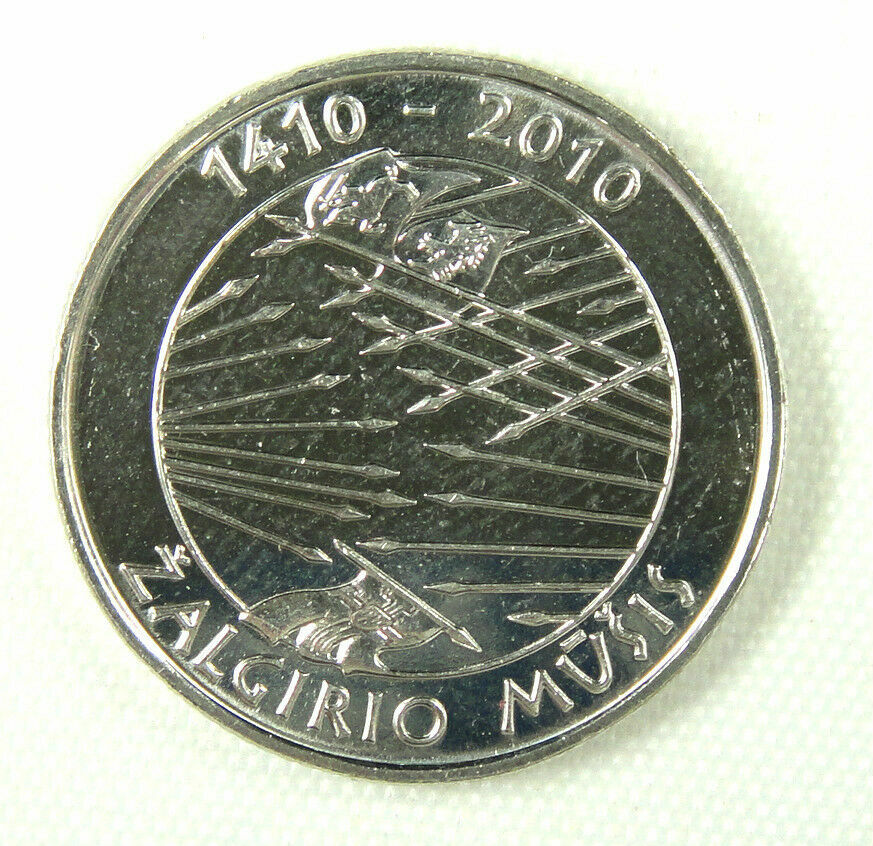 Lithuania Commemorate Coin 1 Litas 2010 UNC