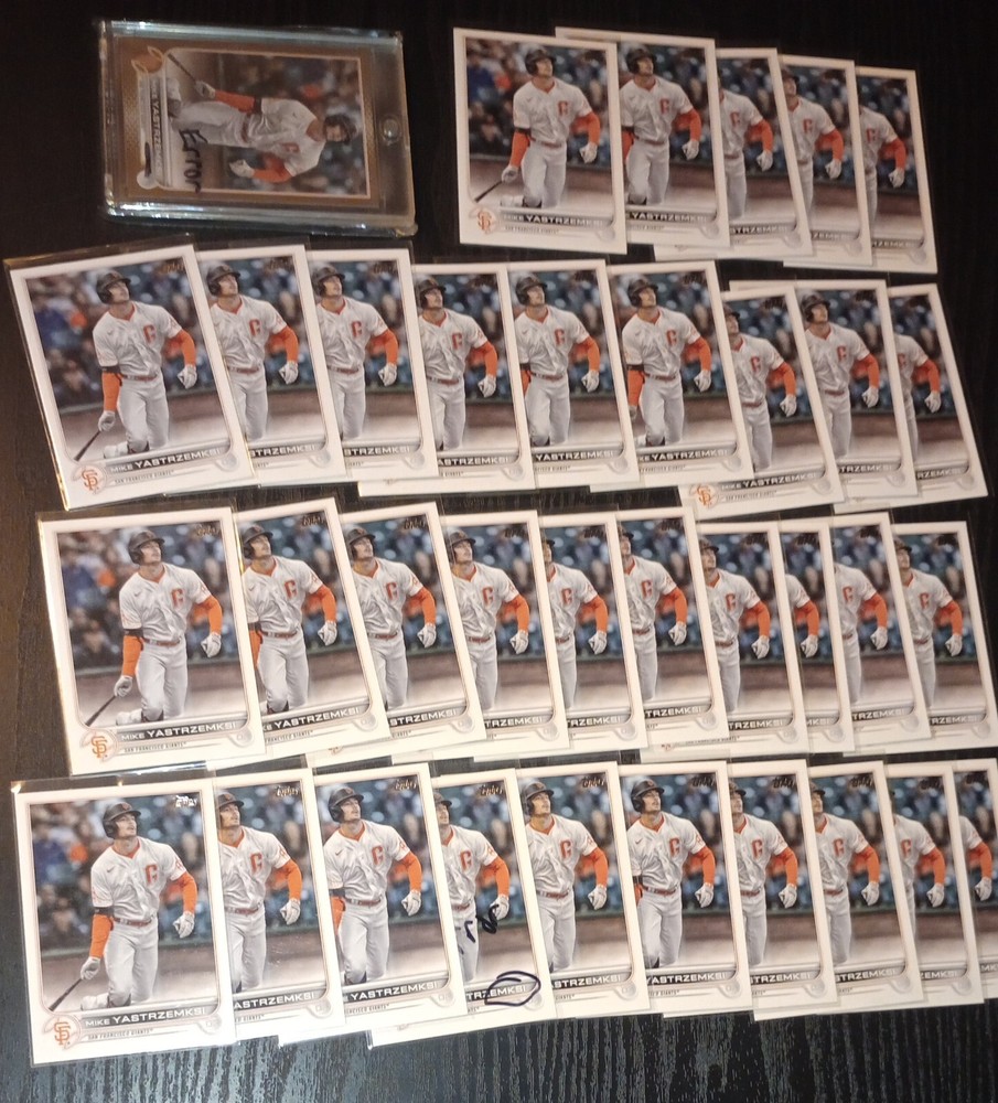 35 Topps Series Error Card Mike Yastrzemski Misspelled Last Name