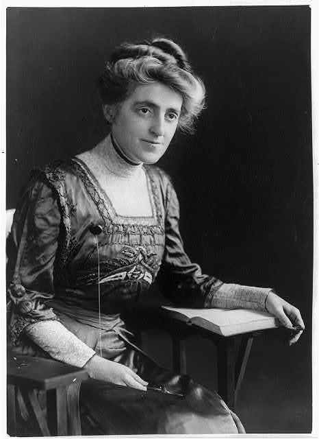 Vintage 1910s Photo of Sophronia P. Breckenridge Seated with Book