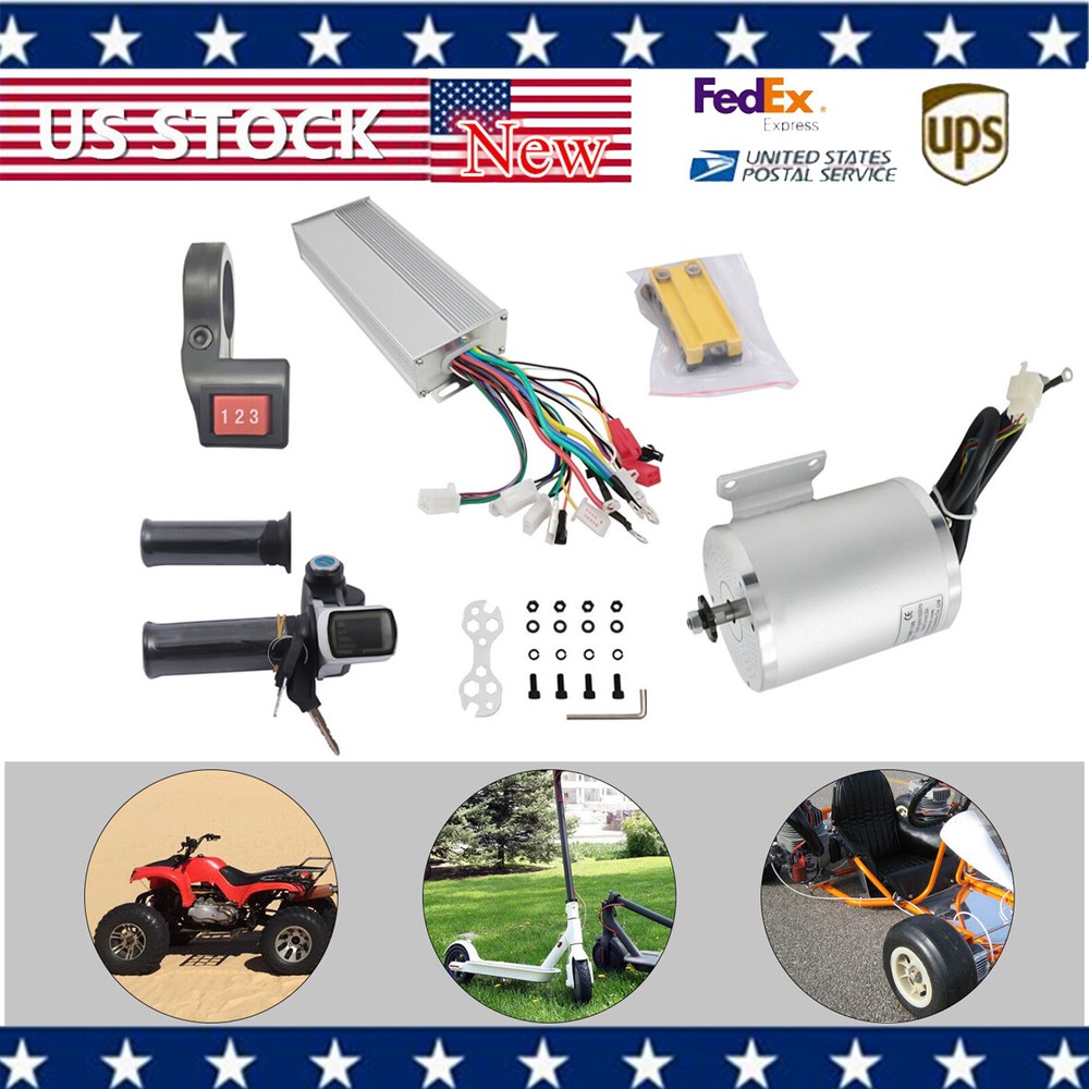 48V 2000W Adjustment Brushless Electric Motor Controller BLDC for Go-Karts ATV