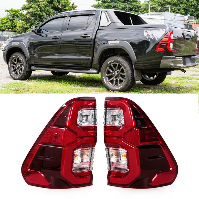 LED Rear Tail Light Brake Lamp For Toyota Hilux Revo Rocco SR5 Pickup 2020-2022