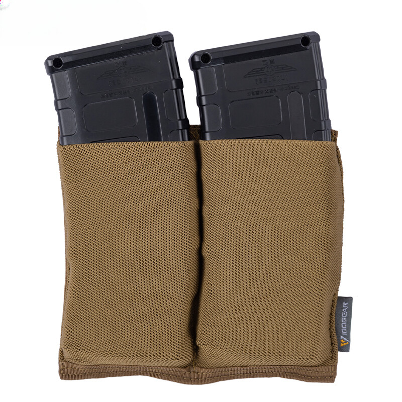 Tactical Magazine Pouch Fast Draw MOLLE Mag Pouch Carrier Double Open Top Gear