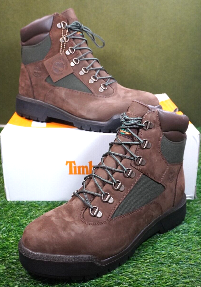 Timberland 6” Inch Waterproof FIELD BOOT BEEF BROCCOLI (Size 10.5) *New w/ Box*