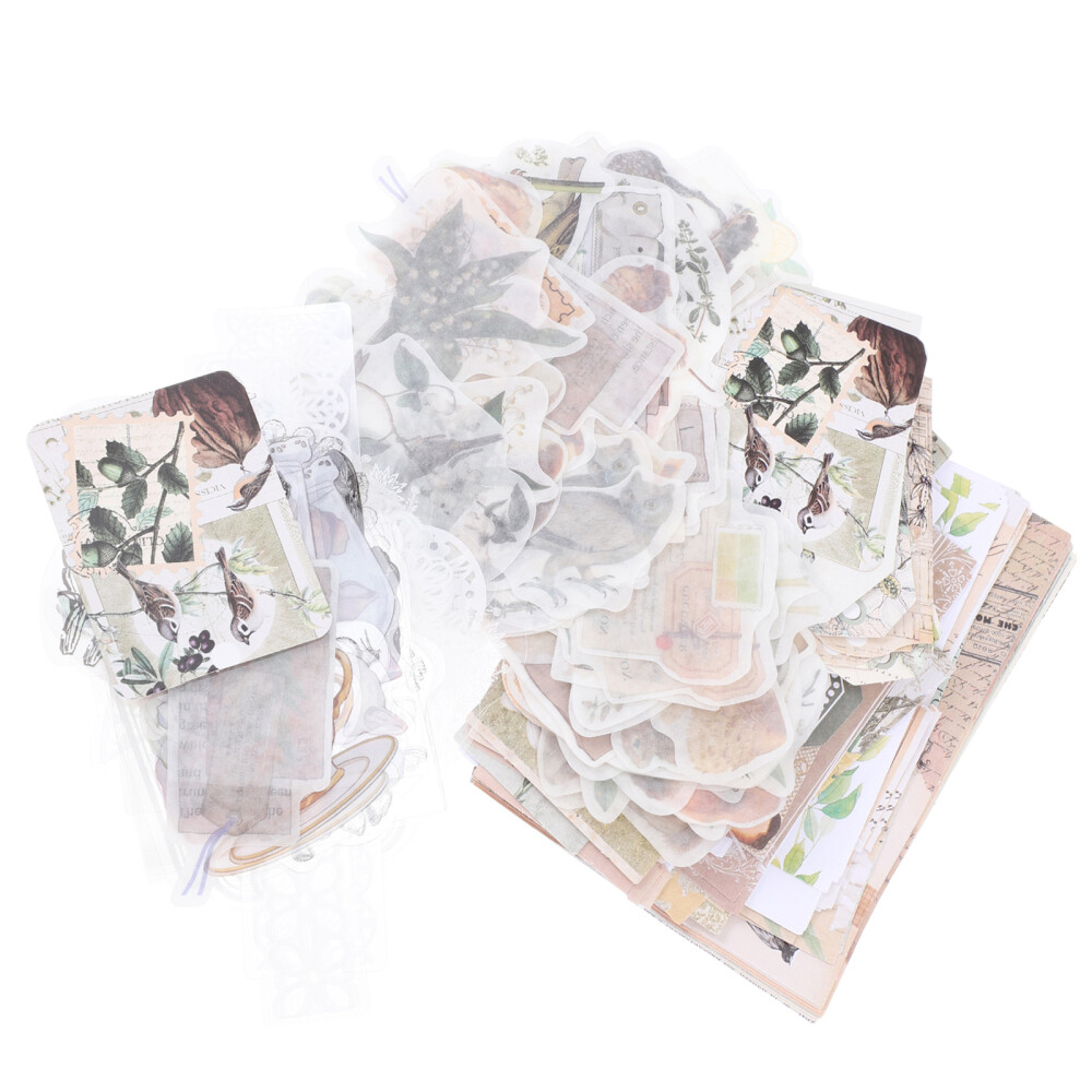 Water Bottle Stickers Scrapbook Paper Journal Decoupage Crafts