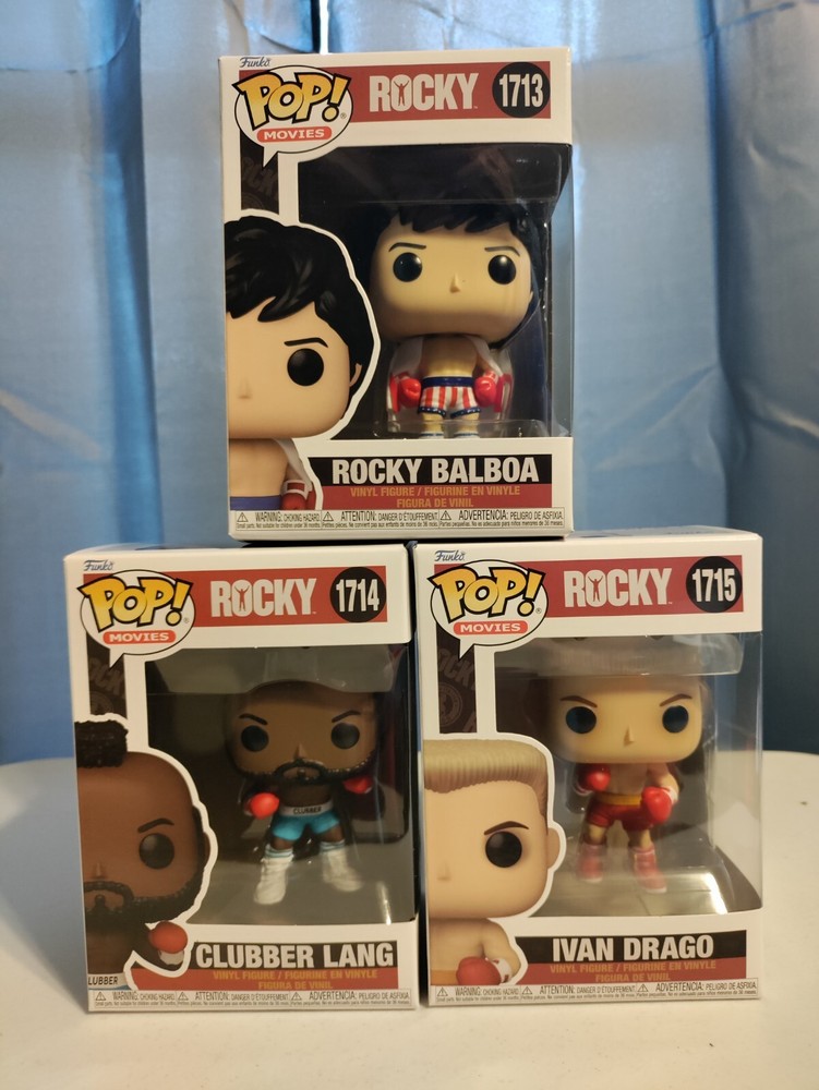 Rocky Balboa Funko Pop Vinyl Figures Lot