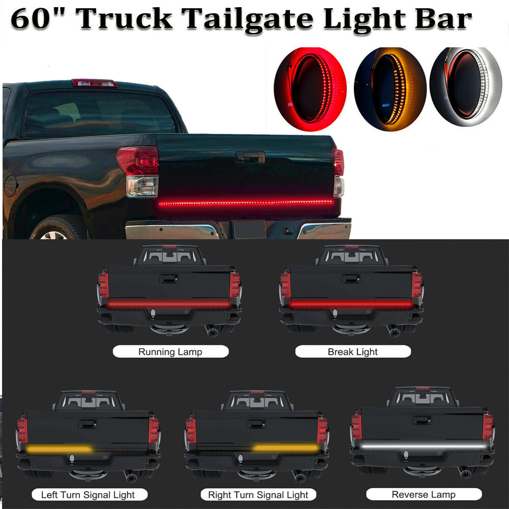 LED STRIP TAILGATE LIGHT BAR REVERSE BRAKE SIGNAL FOR CHEVY FORD FOR DODGE TRUCK