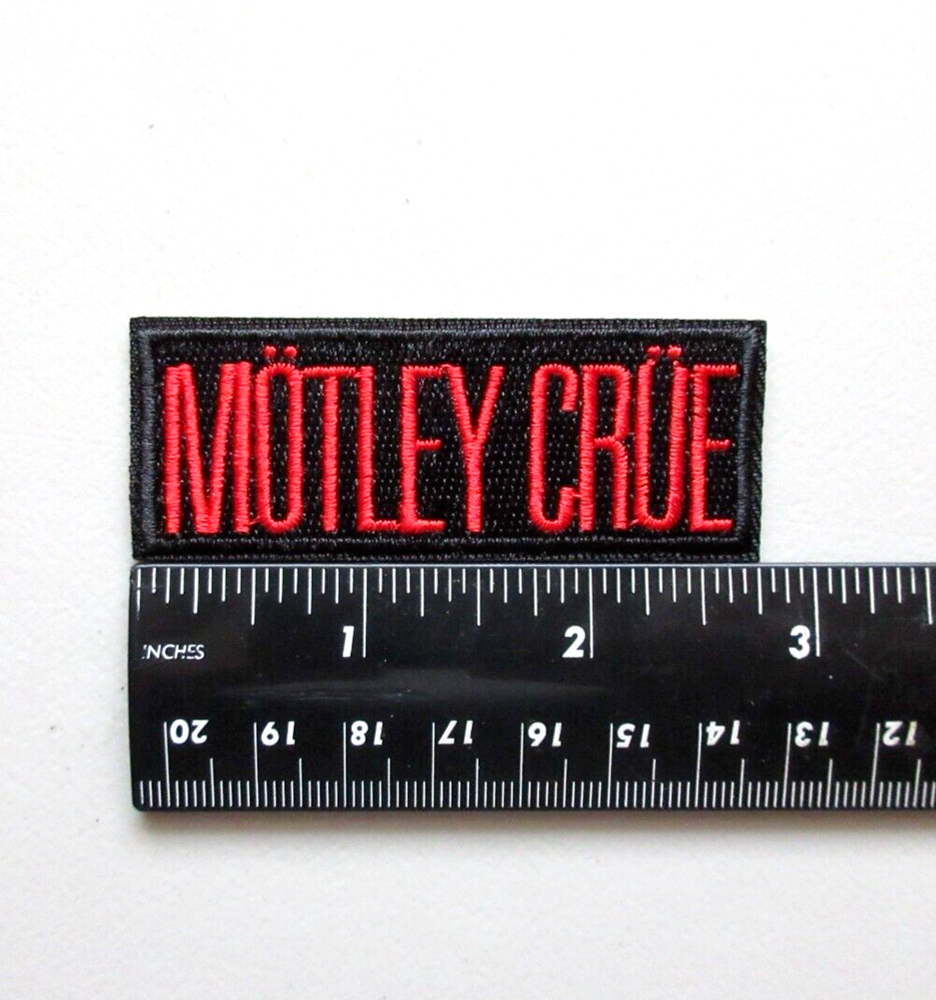 MOTLEY CRUE Metal Band Music Battle Vest Jacket Hat Embroidered Iron On Patch