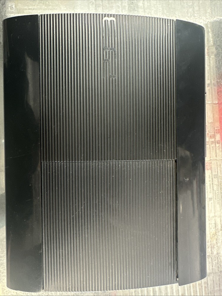 Sony PlayStation 3 PS3 Super Slim CECH-4001B Black Console System Only AV Works