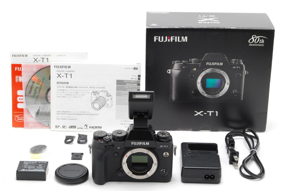 Fujifilm X-T1 16.3MP Mirrorless Camera Body Near MINT Japan Import