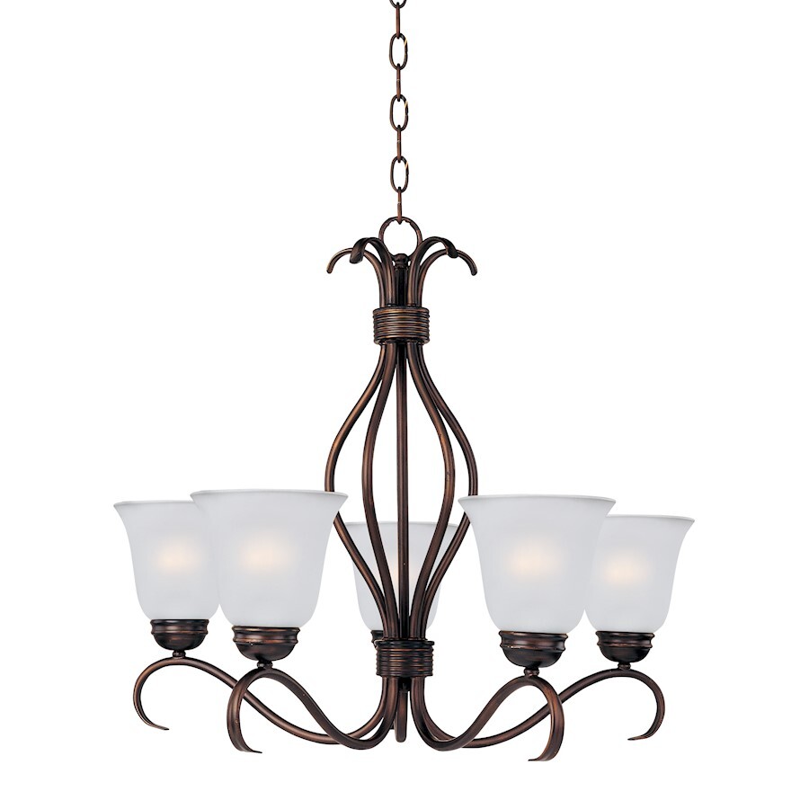 Maxim Lighting Basix 5-Light Chandelier in Oil Rubbed Bronze