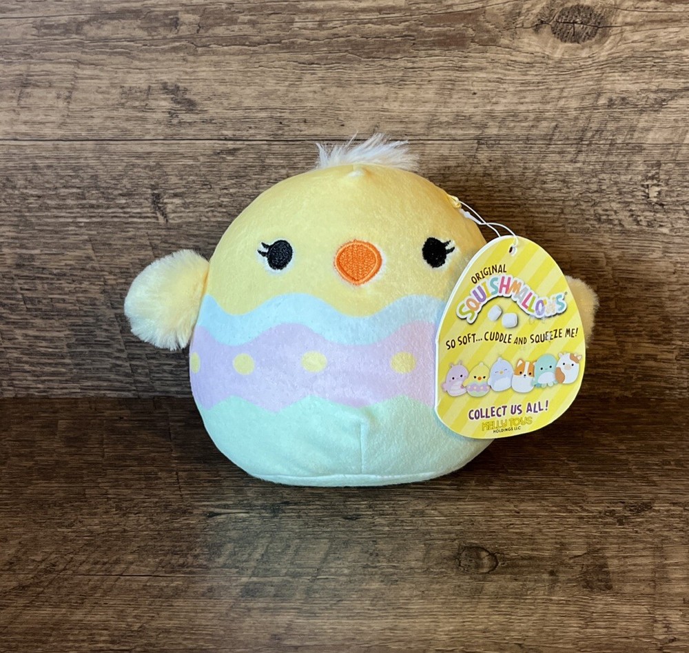 Squishmallows Aimee Baby Chicken Peep Easter Egg Plush Collectible Fast Shipping