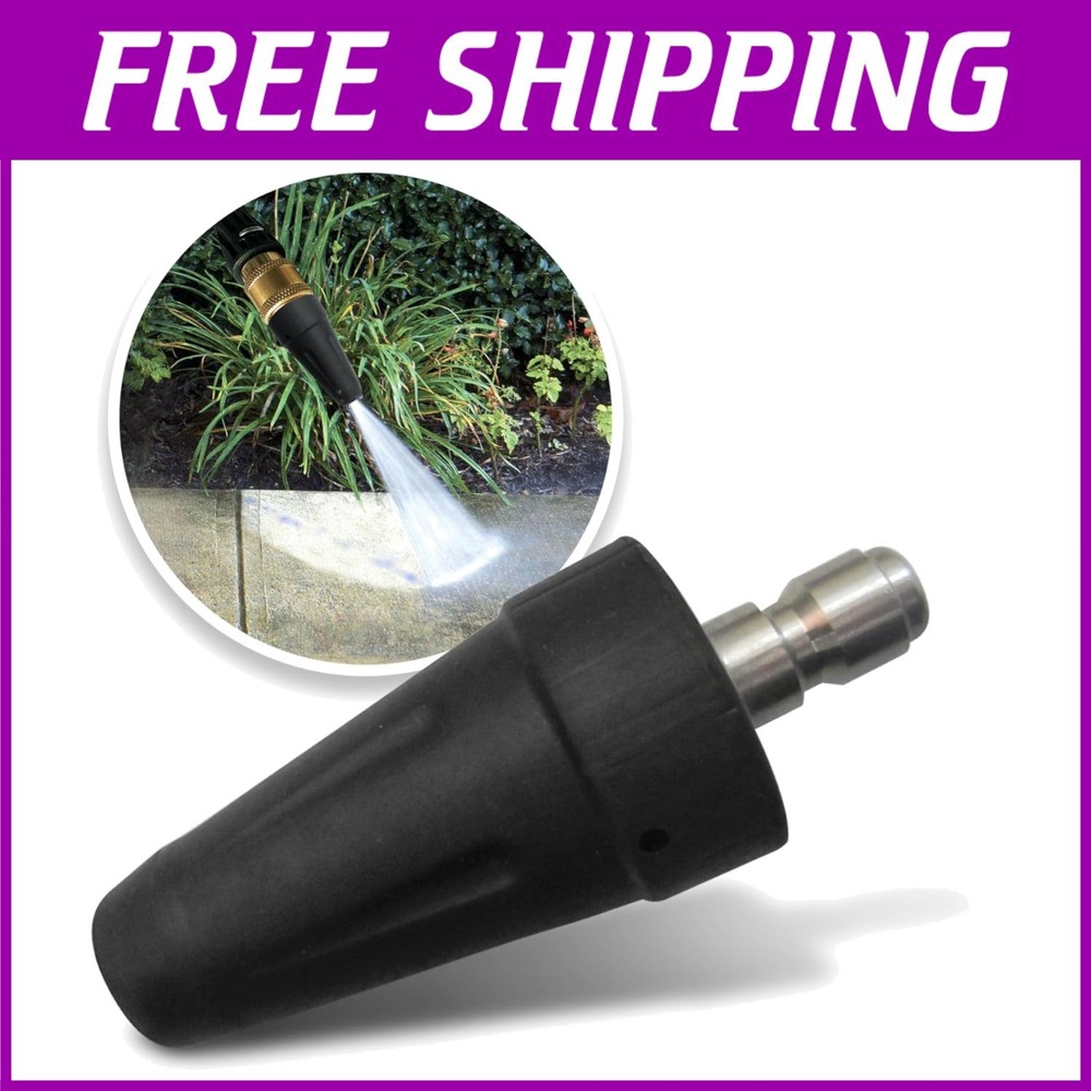 High-Performance Universal Turbo Nozzle: Attachable for 1/4-Inch Quick-Connect