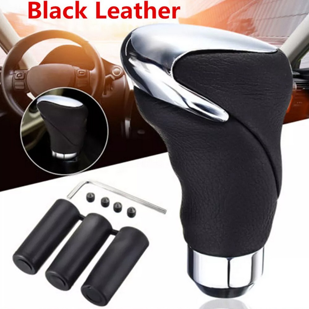 Manual/Automatic Car Leather Gear Stick Shift Knob Cover Handle Shifter Lever